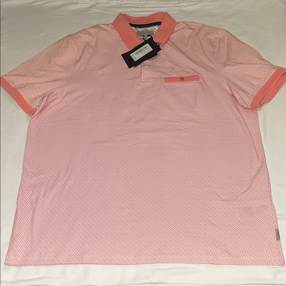 Ted Baker London Pink Polo Shirt